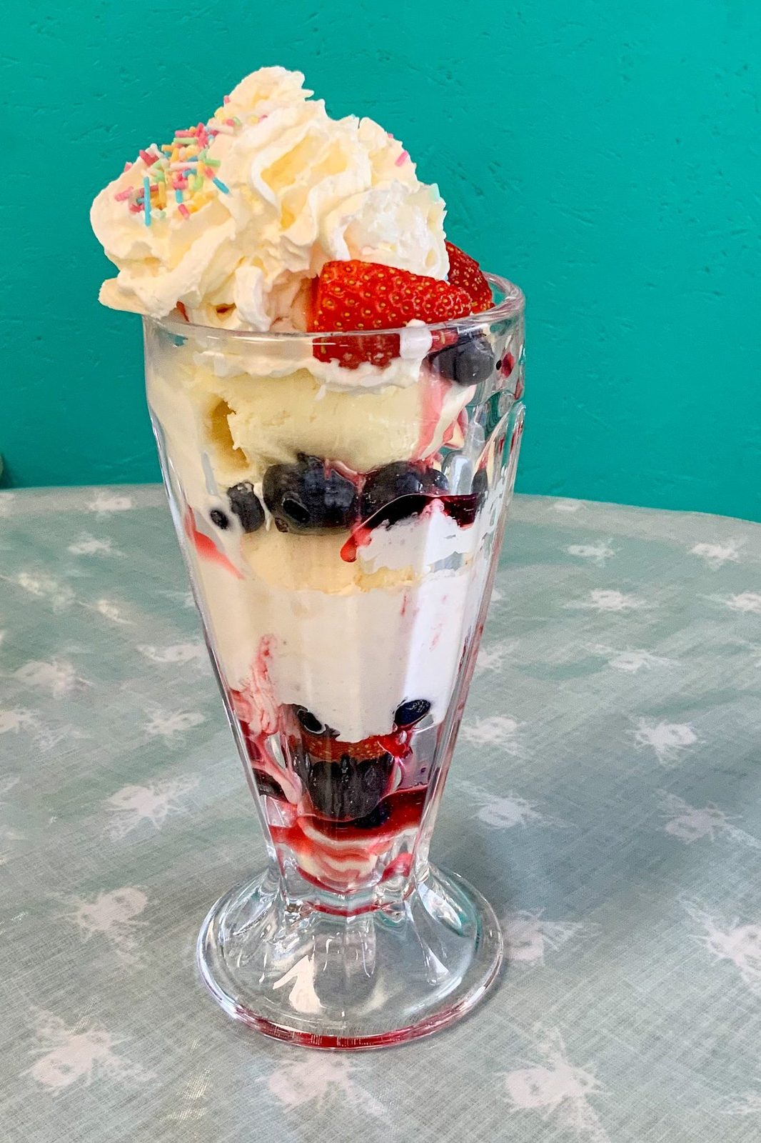 Ice cream at Magic Beans Cafe